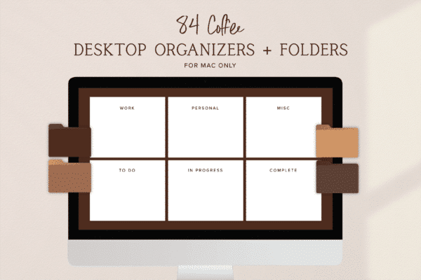 Coffee Mac Wallpaper Organizers and Folder Icons