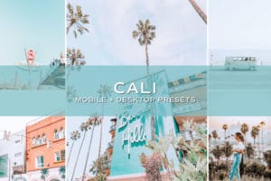 5 Cali Lightroom Presets | Mobile + Desktop