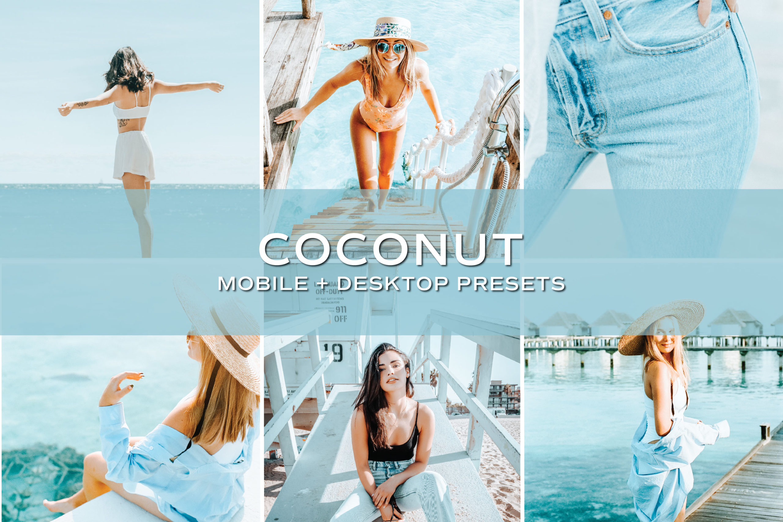 5 Coconut Lightroom Presets | Mobile + Desktop