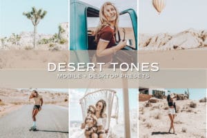 5 Desert Tones Lightroom Presets | Mobile + Desktop