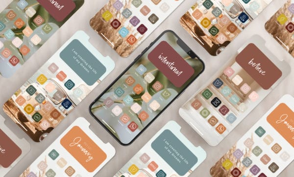 150K+ Earthy Tones iOS App Icons - Image 7