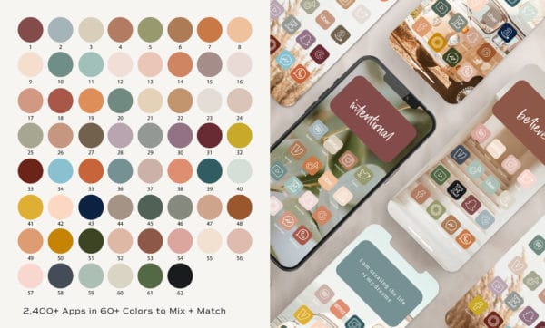 150K+ Earthy Tones iOS App Icons - Image 3