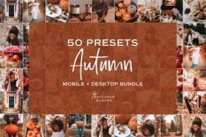 50 Lightroom Presets - Fall Bundle | Mobile + Desktop (10 Collections)