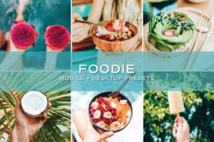 5 Foodie Lightroom Presets | Mobile + Desktop
