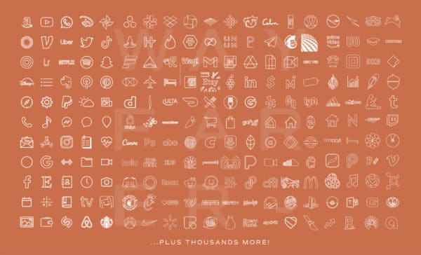 9500+ Terracotta iOS App Icons - Image 4