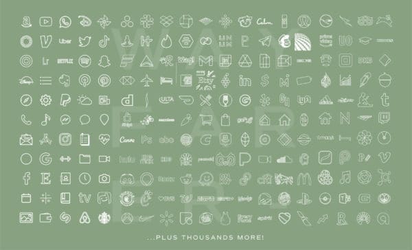 9500+ Retro iOS App Icons - Image 4