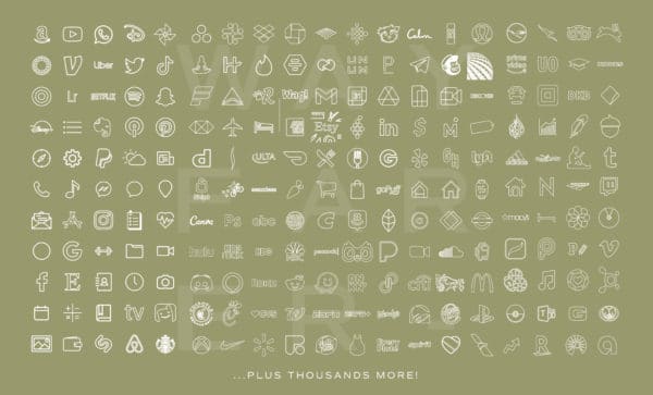 150K+ Earthy Tones iOS App Icons - Image 5