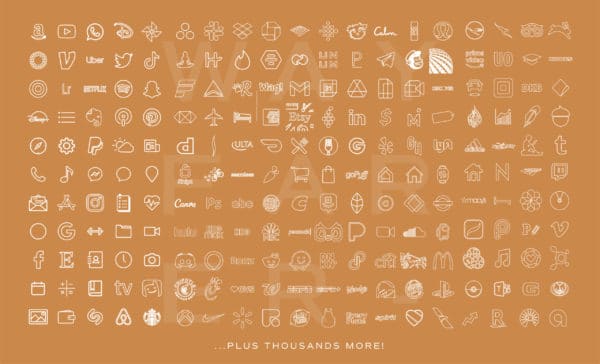 9500+ Vintage iOS App Icons - Image 4