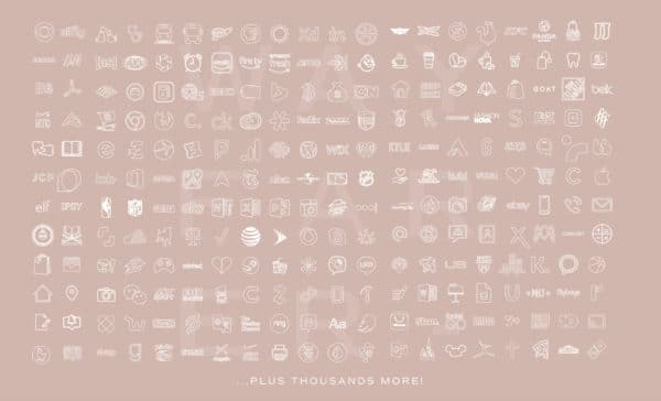 2500+ Pink iOS App Icons - Image 3