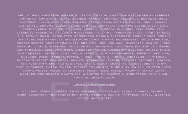 9500+ Purple iOS App Icons - Image 5