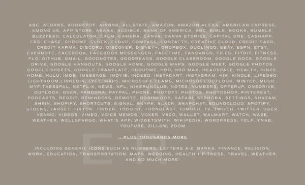12000+ Neutral Beige iOS App Icons - Image 5