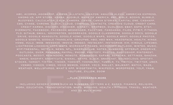 10,000+ Mauve iOS App Icons - Image 5