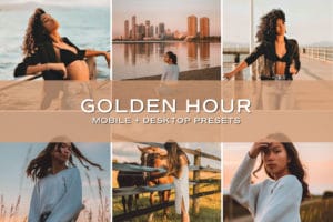 5 Golden Hour Lightroom Presets | Mobile + Desktop