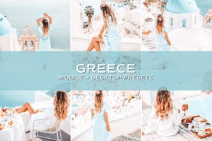 5 Greece Lightroom Presets | Mobile + Desktop