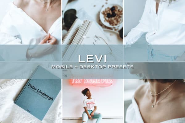 5 Levi Lightroom Presets | Mobile + Desktop