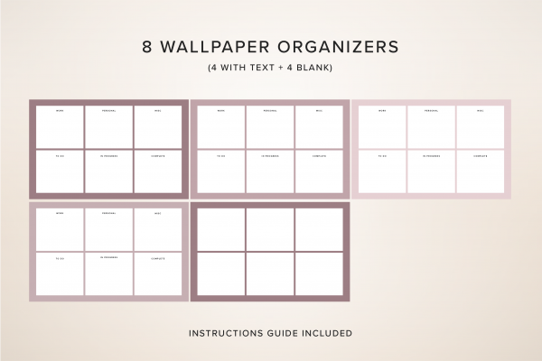 Mauve Mac Wallpaper Organizers and Folder Icons - Image 4
