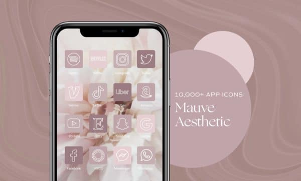 10,000+ Mauve iOS App Icons