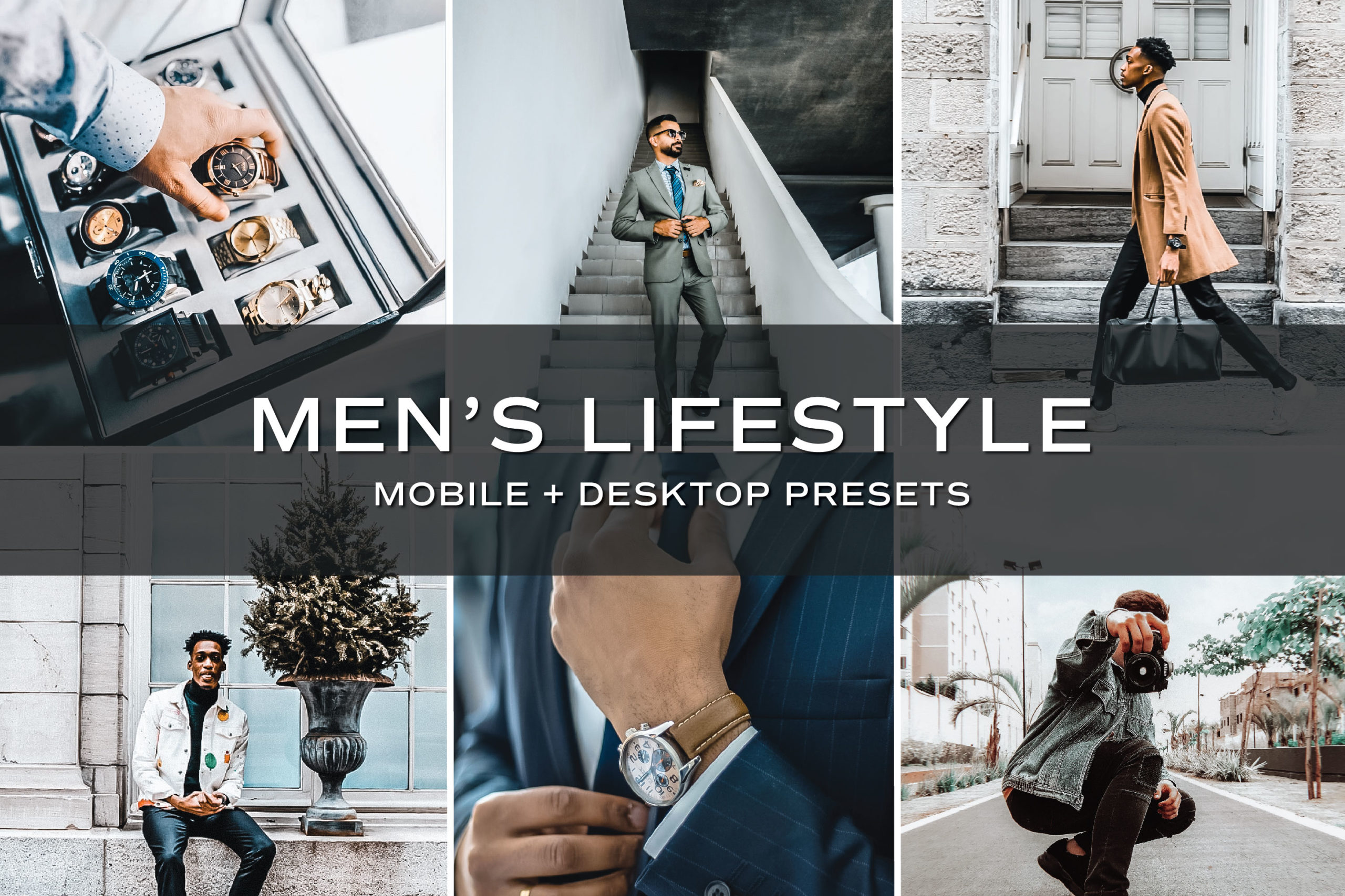 5 Men's Lifestyle Lightroom Presets | Mobile + Desktop