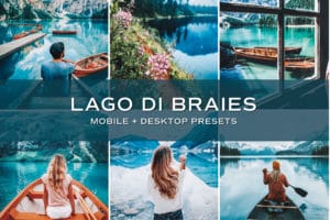 5 Lago di Braies Lightroom Presets | Mobile + Desktop