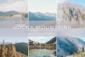 5 Rocky Mountain Lightroom Presets | Mobile + Desktop