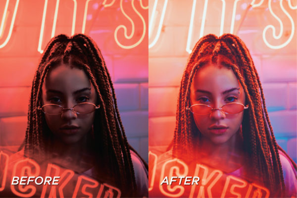 5 Neon Lightroom Presets | Mobile + Desktop - Image 5
