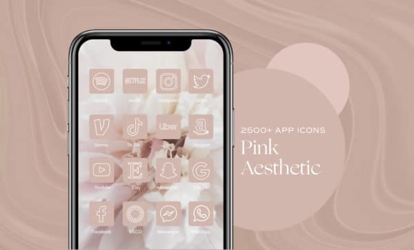 2500+ Pink iOS App Icons
