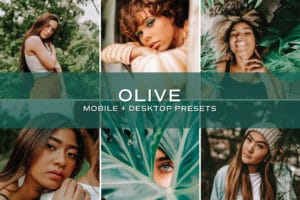 5 Olive Lightroom Presets | Mobile + Desktop