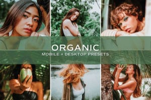 5 Organic Lightroom Presets | Mobile + Desktop