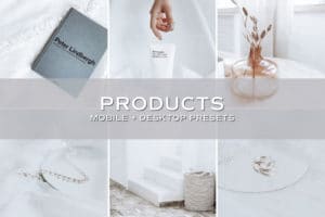 5 Product Lightroom Presets | Mobile + Desktop