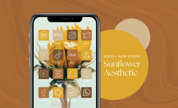9500+ Sunflower iOS App Icons