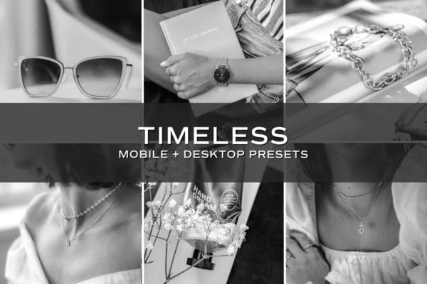 5 Timeless Lightroom Presets | Mobile + Desktop