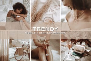 5 Trendy Lightroom Presets | Mobile + Desktop