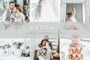 5 Wedding Lightroom Presets | Mobile + Desktop