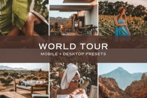 5 World Tour Lightroom Presets | Mobile + Desktop