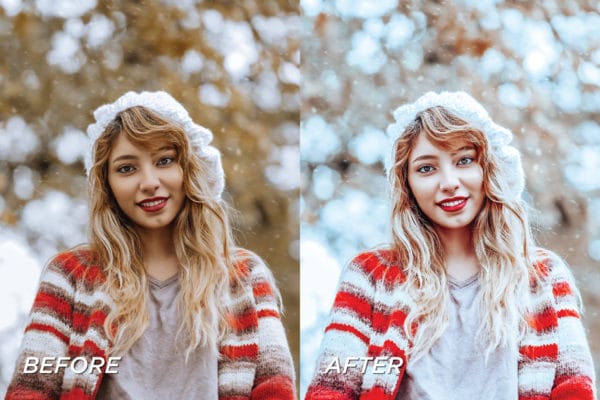 5 Christmas Lightroom Presets | Mobile + Desktop - Image 4