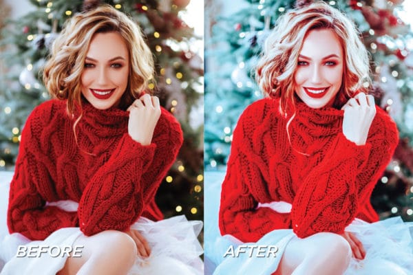 5 Christmas Lightroom Presets | Mobile + Desktop - Image 8