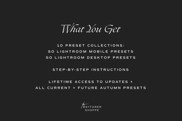 50 Lightroom Presets - Fall Bundle | Mobile + Desktop (10 Collections) - Image 3