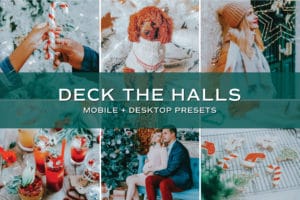 5 Deck The Halls Lightroom Presets | Mobile + Desktop