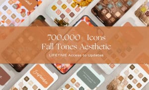 700K+ Fall Tones iOS App Icons
