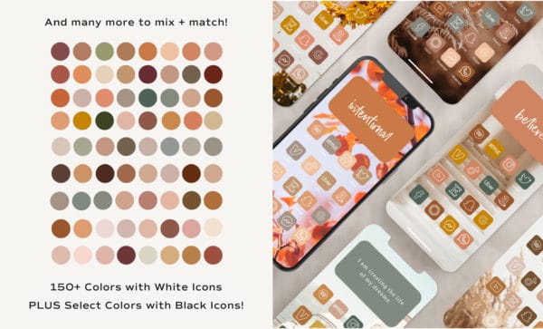 700K+ Fall Tones iOS App Icons - Image 3
