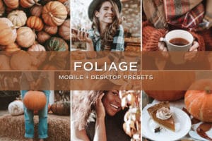 5 Foliage Lightroom Presets | Mobile + Desktop