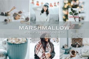 5 Marshmallow Lightroom Presets | Mobile + Desktop
