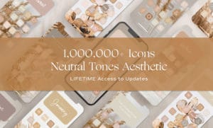1 Million+ Neutral Tones iOS App Icons