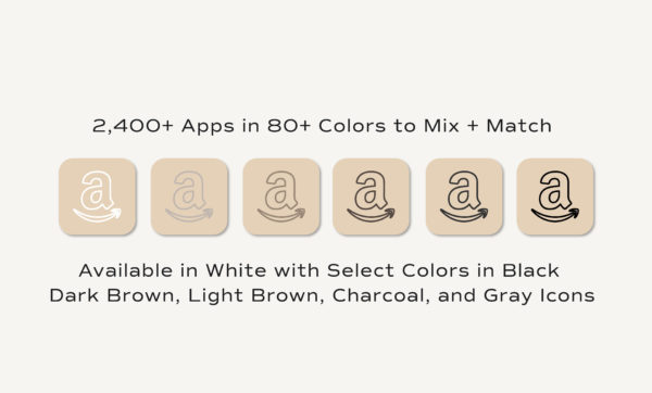 1 Million+ Neutral Tones iOS App Icons - Image 4