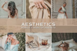 5 Aesthetics Lightroom Presets | Mobile + Desktop