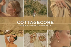 5 Cottagecore Lightroom Presets | Mobile + Desktop