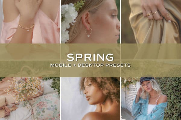 5 Spring Lightroom Presets | Mobile + Desktop
